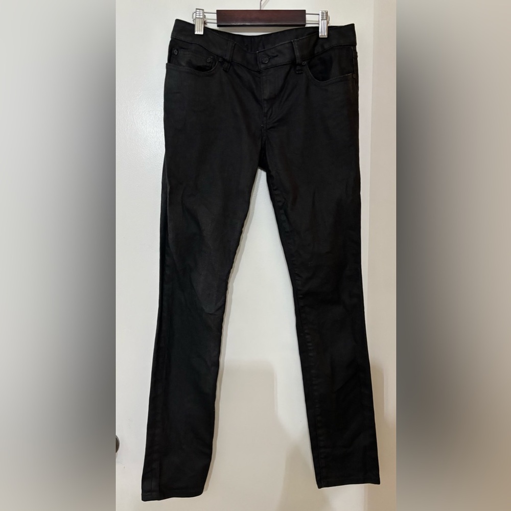 Tory Burch Women Black Ivy Super Skinny Jeans Size 28